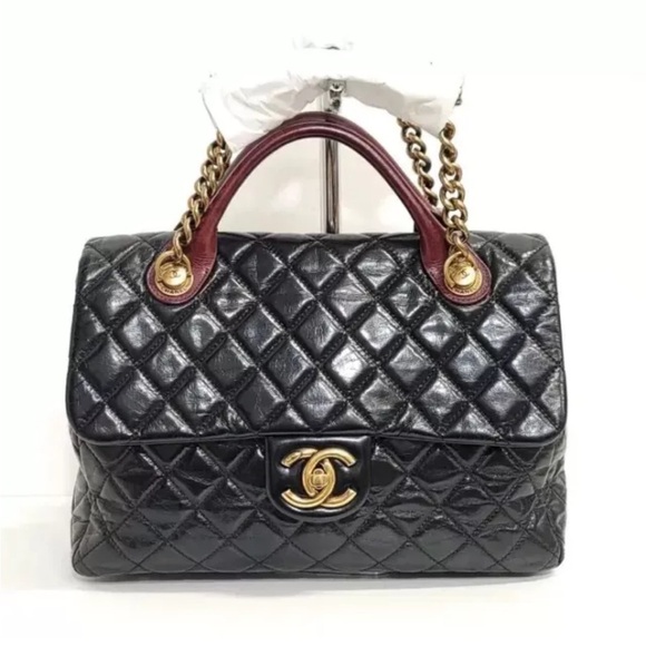 Chanel Paris-Edinburgh Large Castle Rock Shoulder Bag 2013 Karl Lagerfeld - Picture 4 of 16